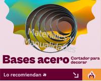Molde En Acero Bases Circulares Cortador Para Decoración De Tort